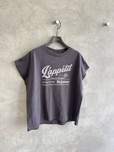 受付終了【予約販売】LappetitゆるフレンチスラブTシャツ／ING