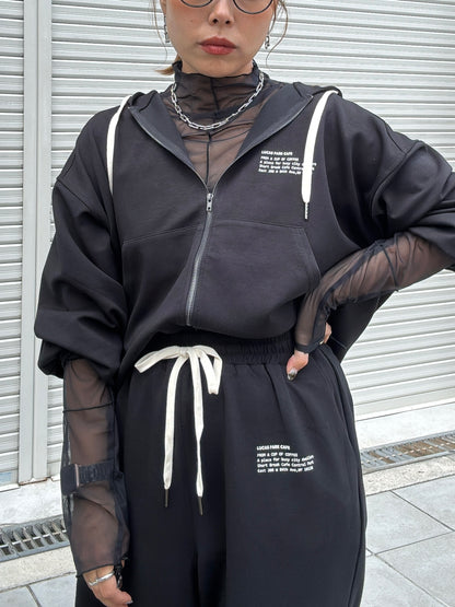 ジップアップパーカー／Anna Kerry