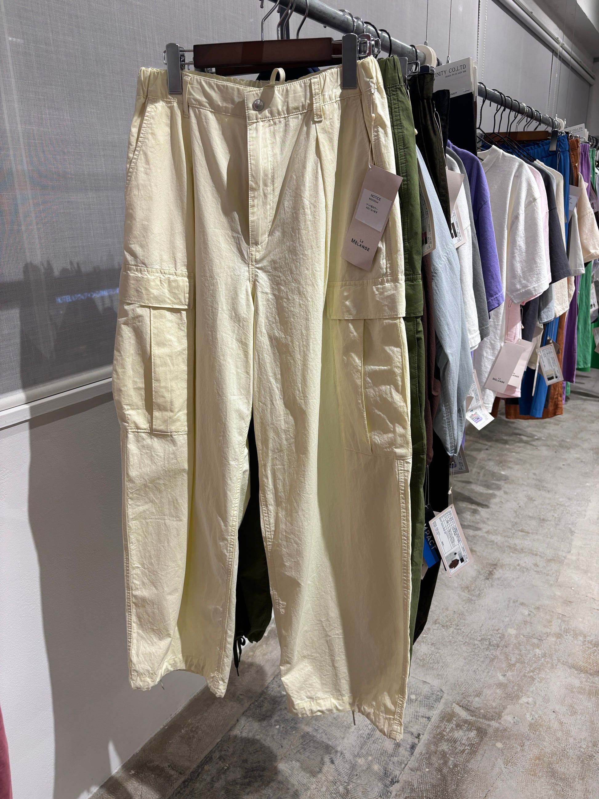 受付終了【予約販売】カーゴパンツ／8623504／LE MÉLANGE／2026 SS#2