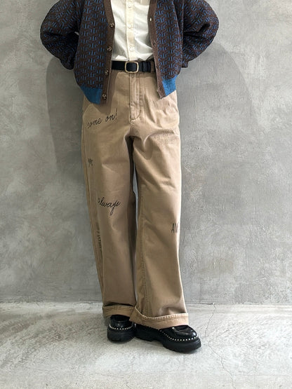 【再入荷】プリントチノパン／LE MÉLANGE