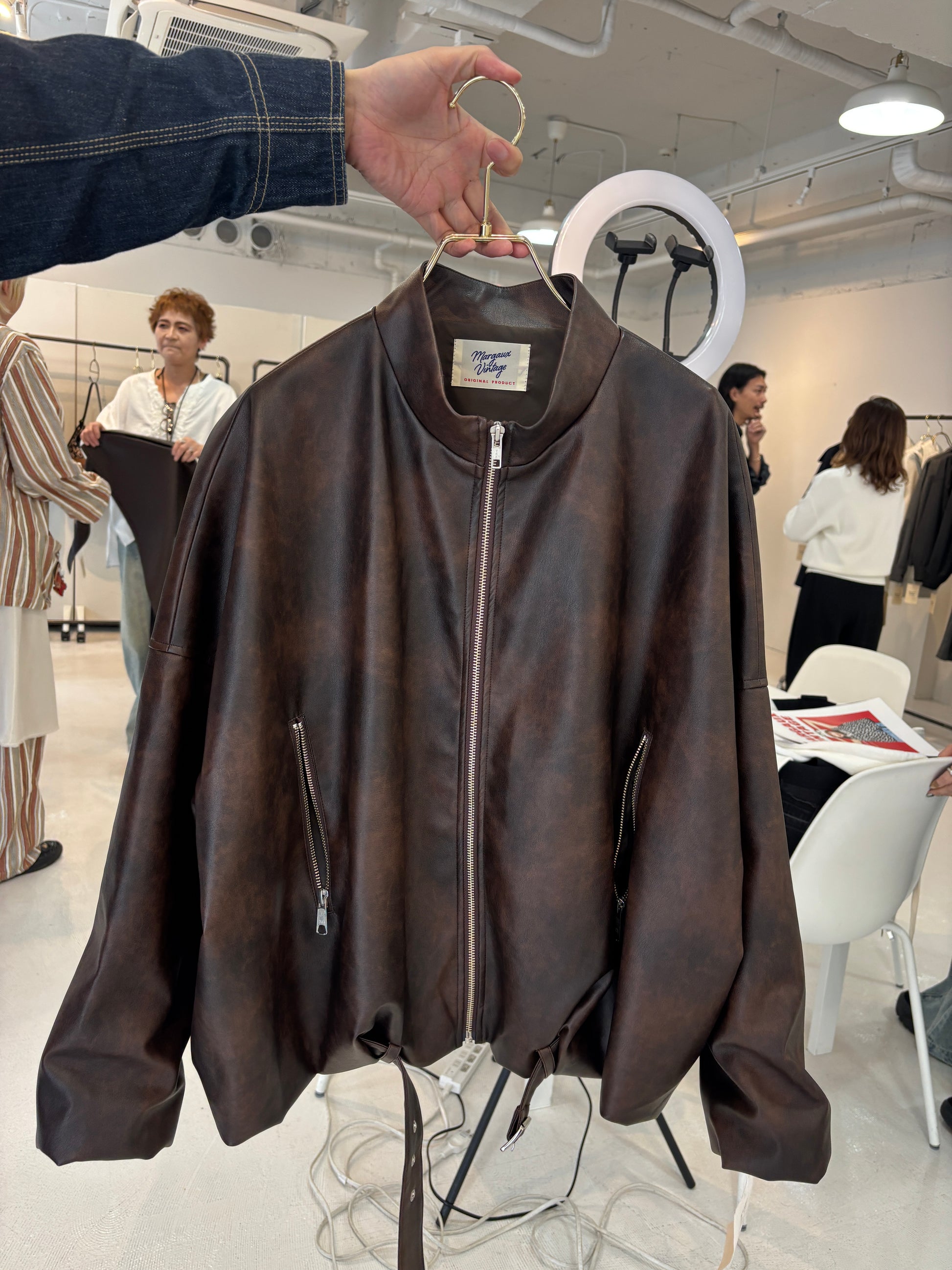 【予約⚡︎販売】レザーライダース／MG JK-26081-A／MARGAUX VINTAGE／2026 AW＃1