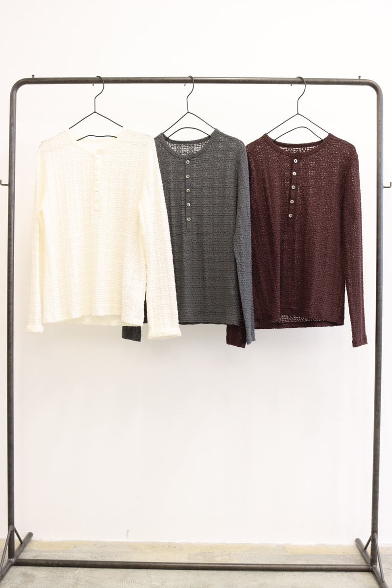 受付終了【予約⚡︎販売】ラッセルレースヘンリーネック／#8641005／LE MÉLANGE／2026 AW #1
