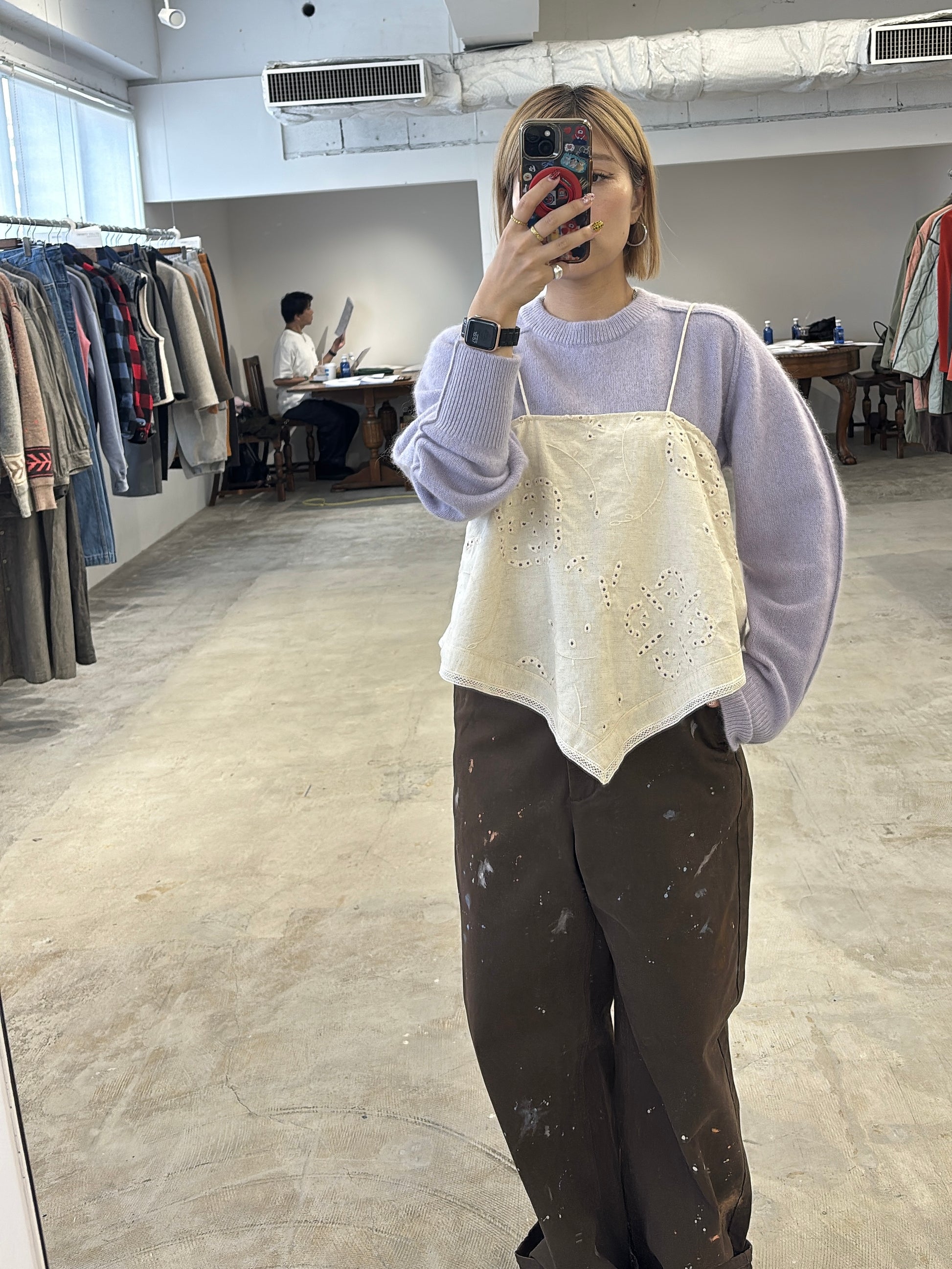 【予約⚡︎販売】ペイントチノパンツ／8653501／LE MÉLANGE／2026 AW #2