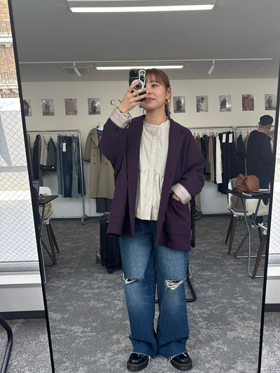 【予約⚡︎販売】クラッシュデニムヴィンテージワイドパンツ／604494／CYAN tokyo／2026 AW#1
