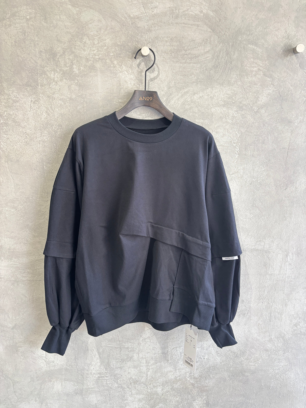 ドッキングデザイン長袖カットソー／ZMT264CT303／MARECHAL TERRE