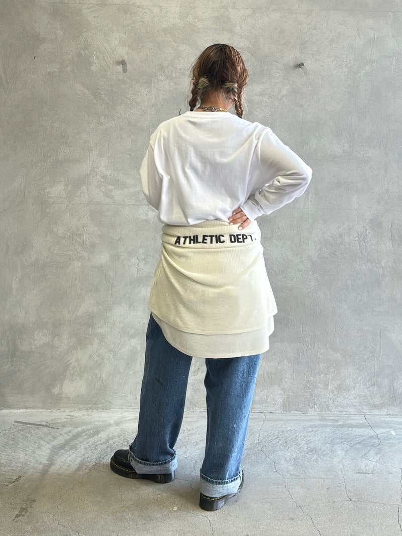 【再入荷】ワッフルドルマンロンT／flamingo firm