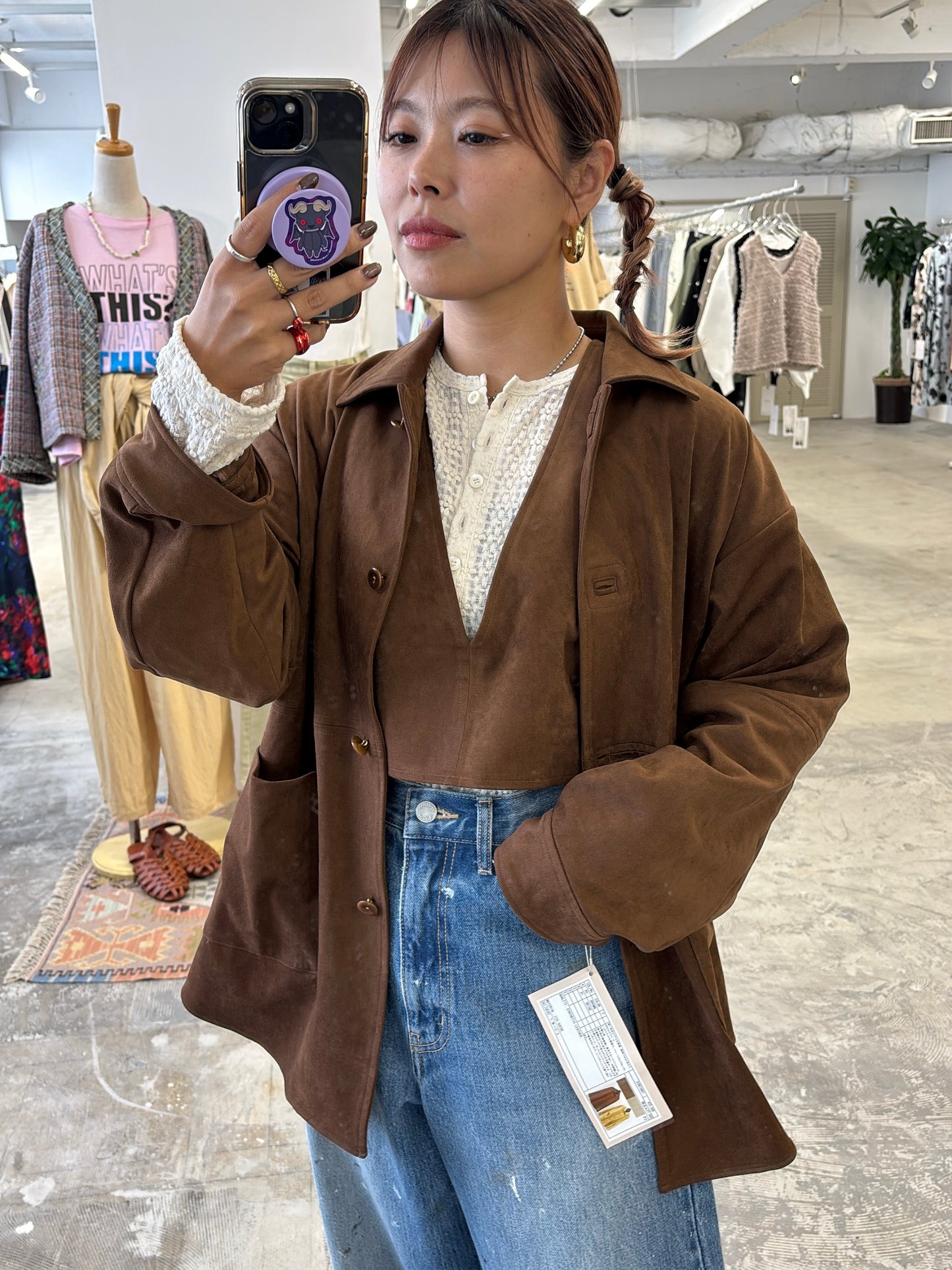 受付終了【予約販売】ヘンリーネックカットソー／8611002／LE MÉLANGE