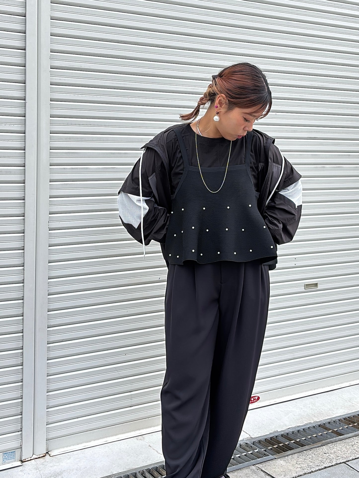 パールニットキャミソール／Anna Kerry