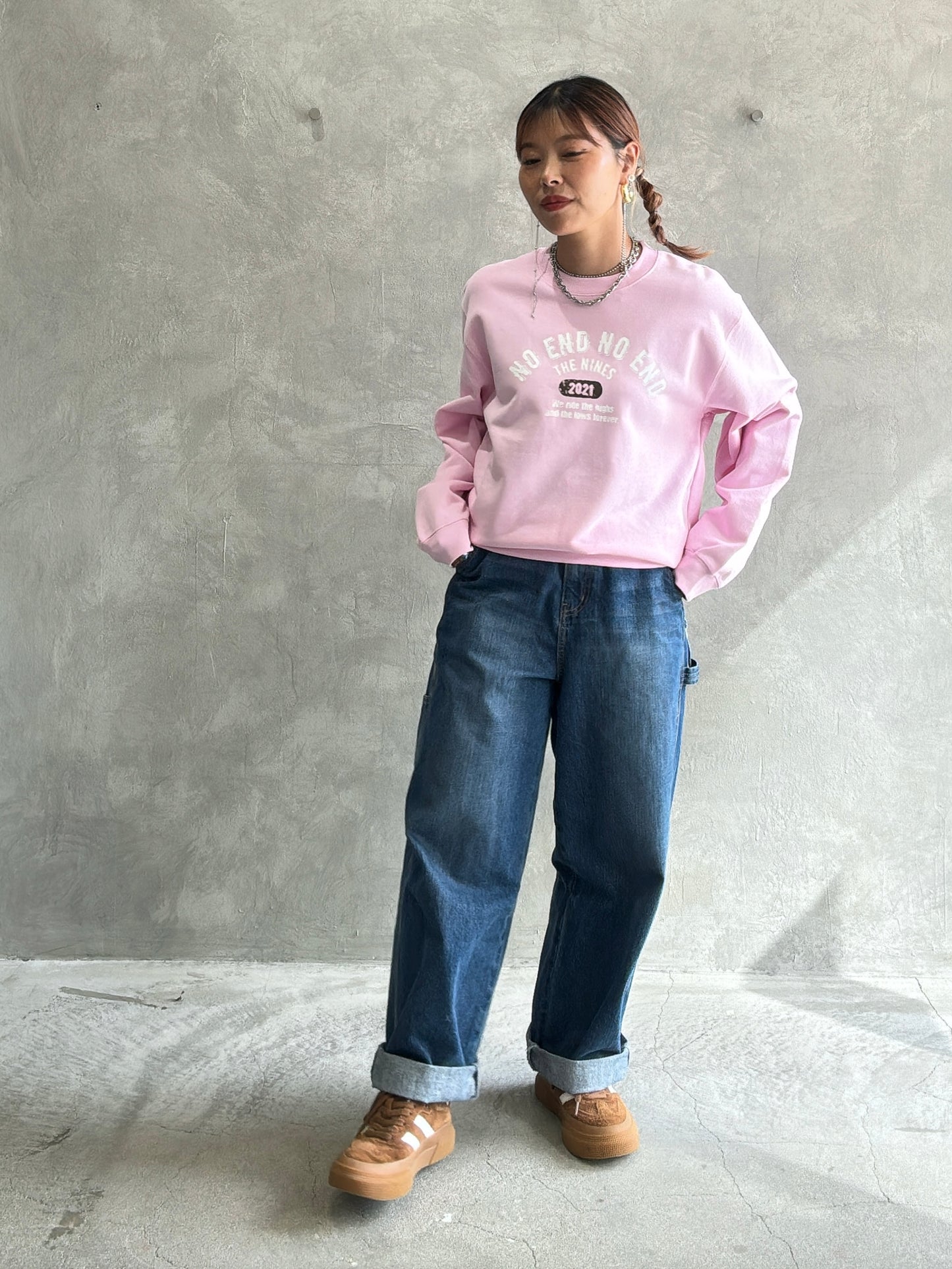 受付終了【予約販売】カレッジデザインスウェット／the Nines