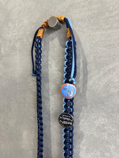 ⭐︎コラボ【予約販売】Denim・デニムカラー／2wayパラコードスマホショルダー／ネオホイップウェーブ／受注生産