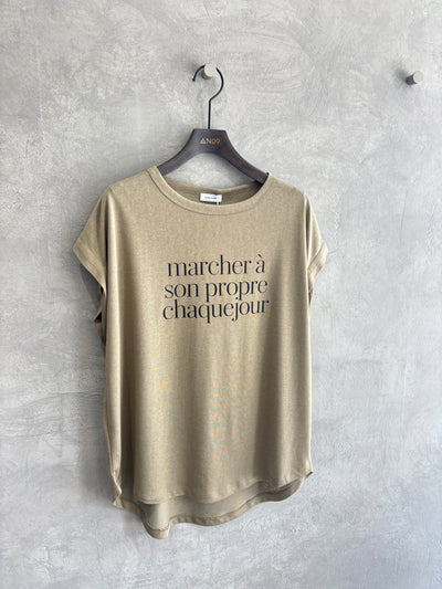 【予約販売】marcher シアー天竺ソフトフレンチTシャツ／ING