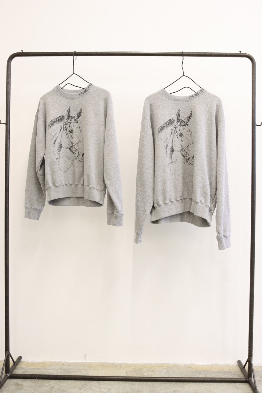 【予約⚡︎販売】HORSEプリントスウェット／#8641012、#8641013／LE MÉLANGE／2026 AW #1