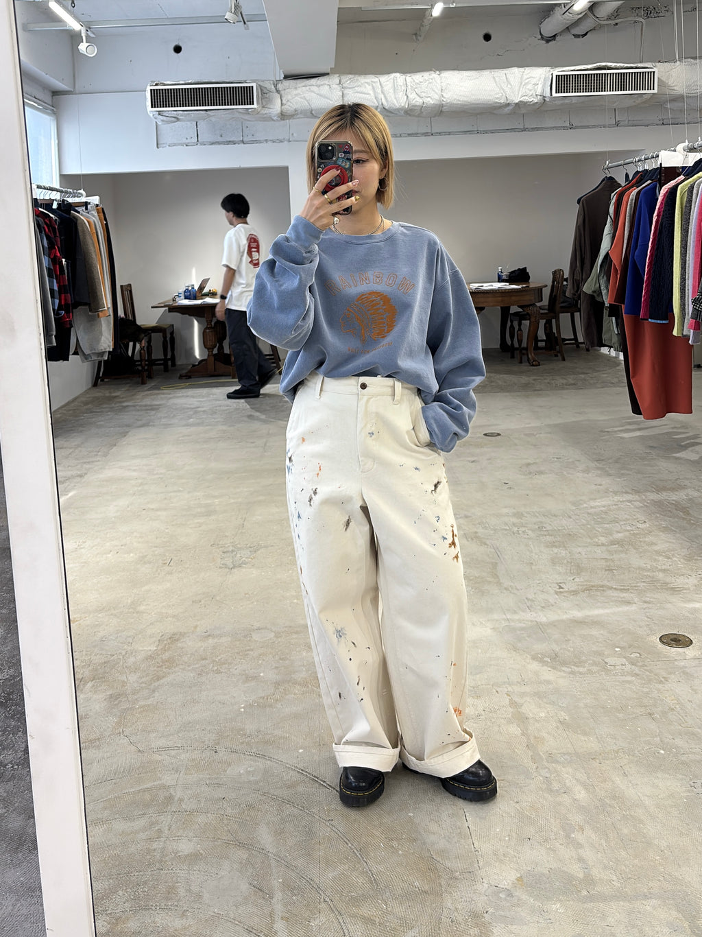 受付終了【予約⚡︎販売】裏起毛フロッキープリントスウェット／8651006／LE MÉLANGE／2026 AW #2