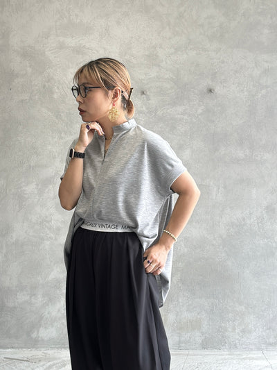 フロントジップカットソー／MG CT-26104-A／MARGAUX VINTAGE／2026 AW＃1