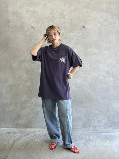 受付終了【予約販売】men'sサイズ／コード刺繍ポケット Tシャツ／ING