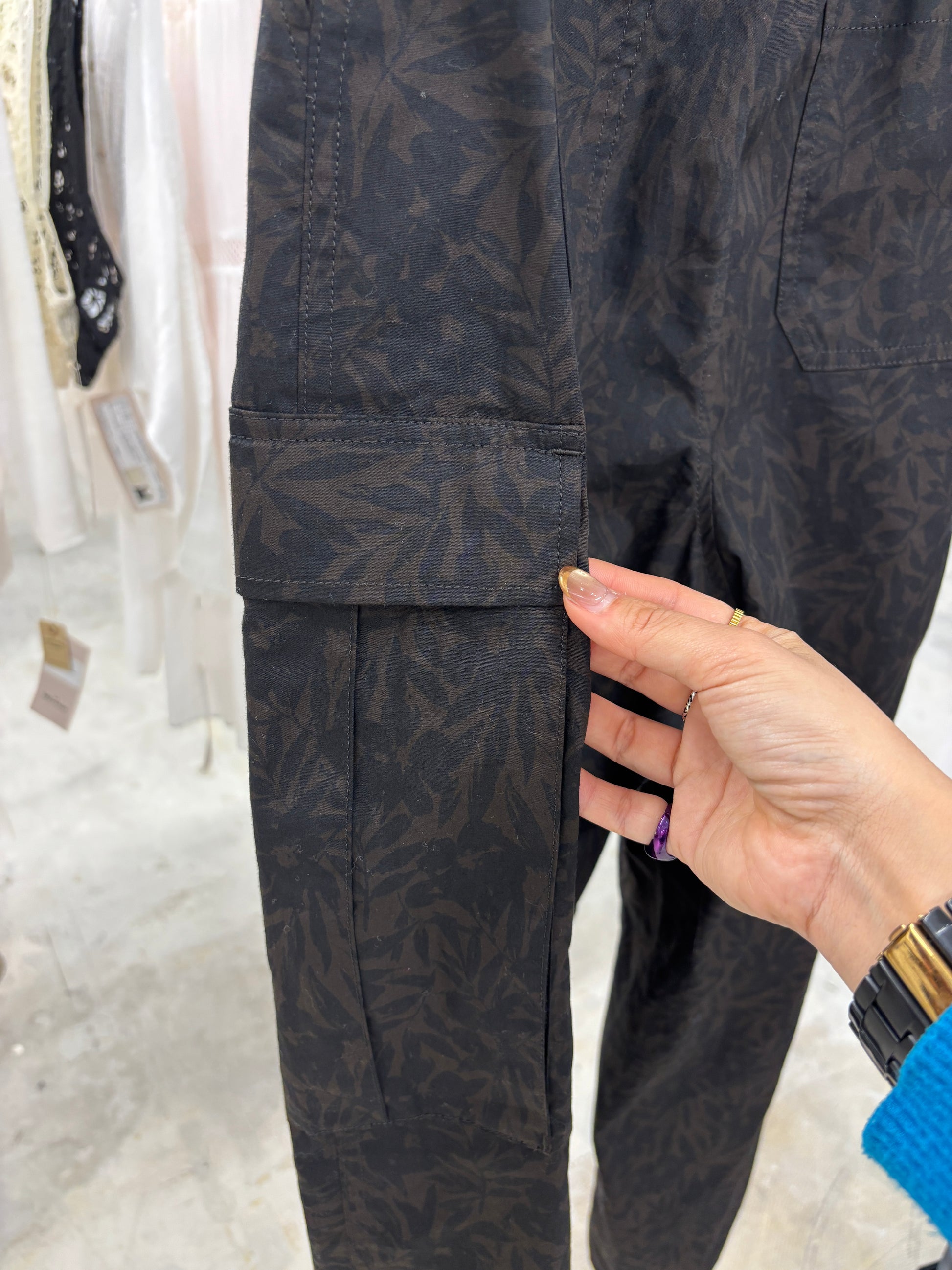 受付終了【予約販売】花柄プリントカーゴパンツ／8623505／LE MÉLANGE／2026 SS#2