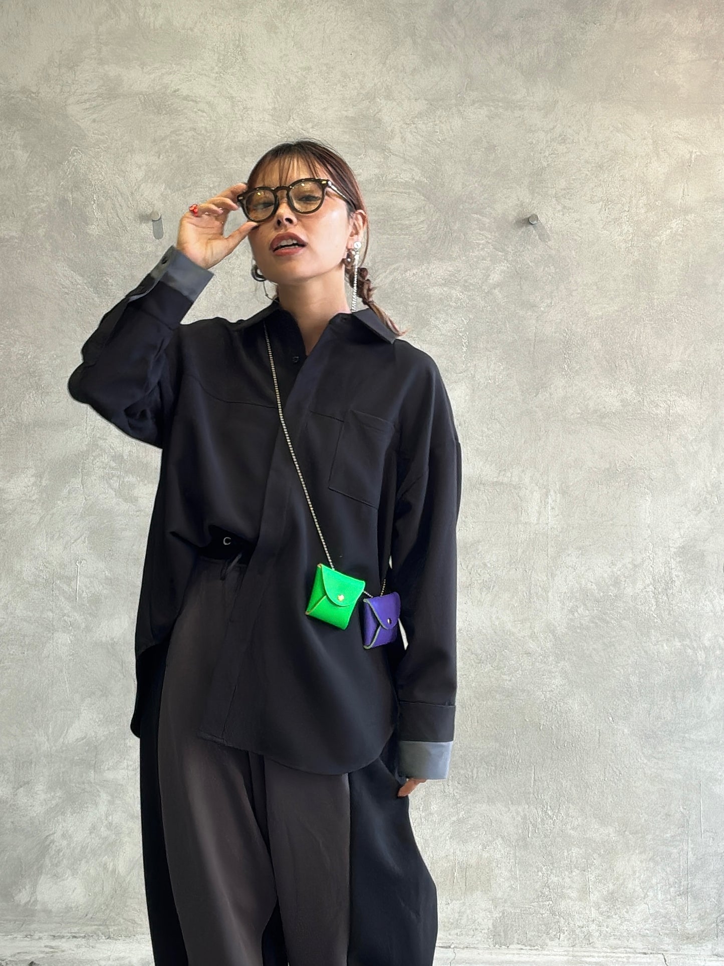 ダブルカフスシャツ／Dignite collier