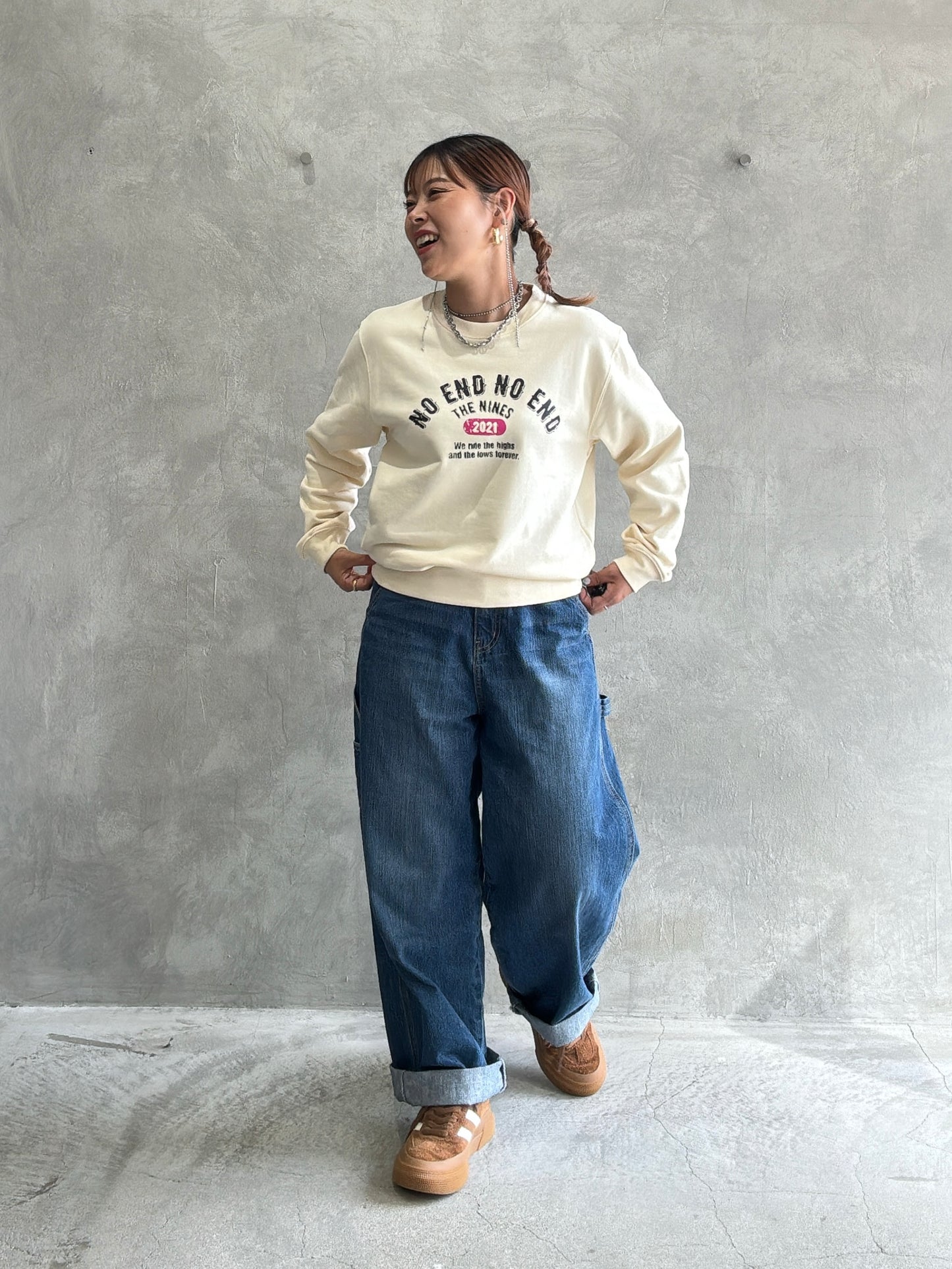 受付終了【予約販売】カレッジデザインスウェット／the Nines