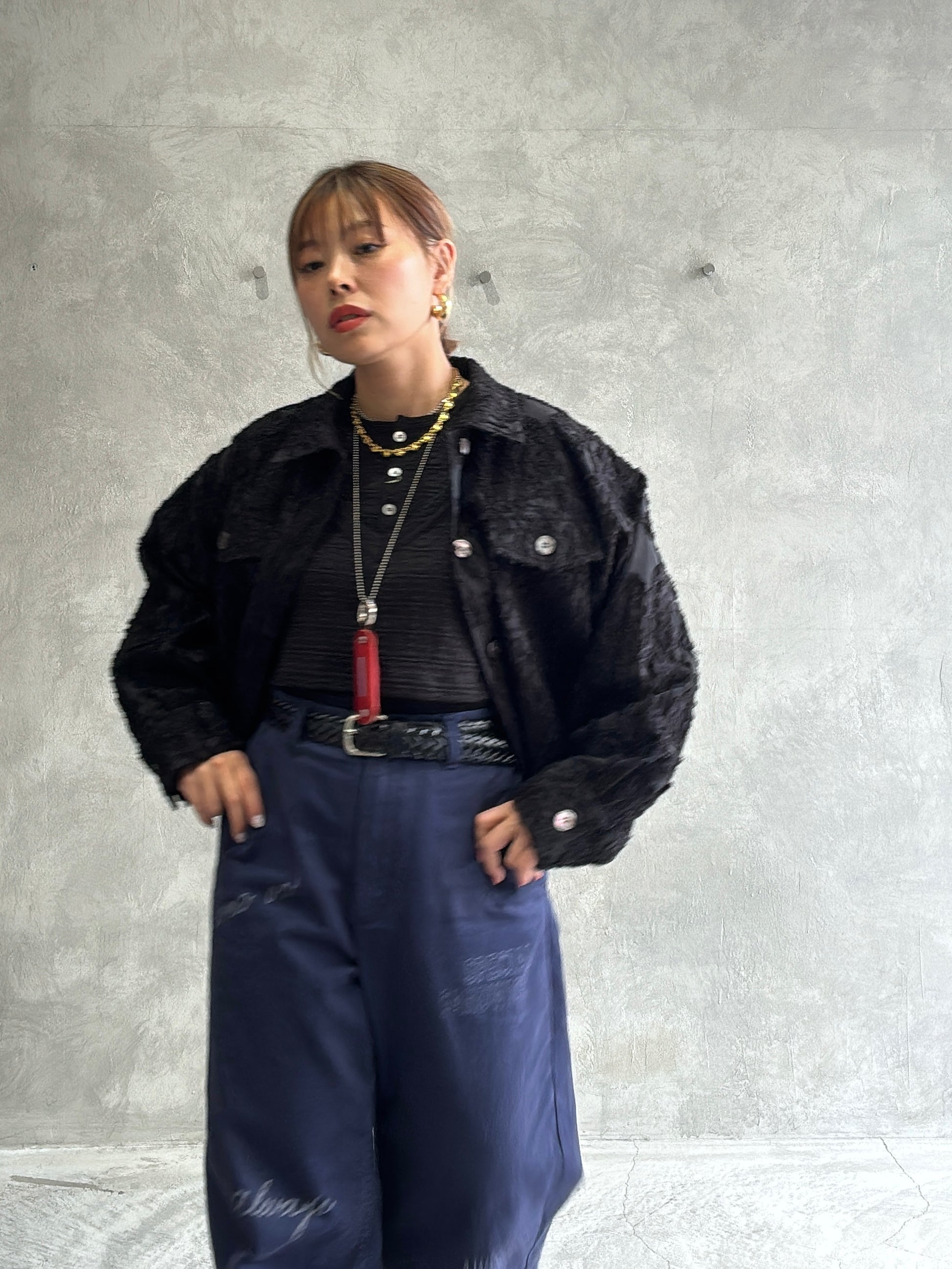 ショート丈キャミソール／8611001／LE MÉLANGE