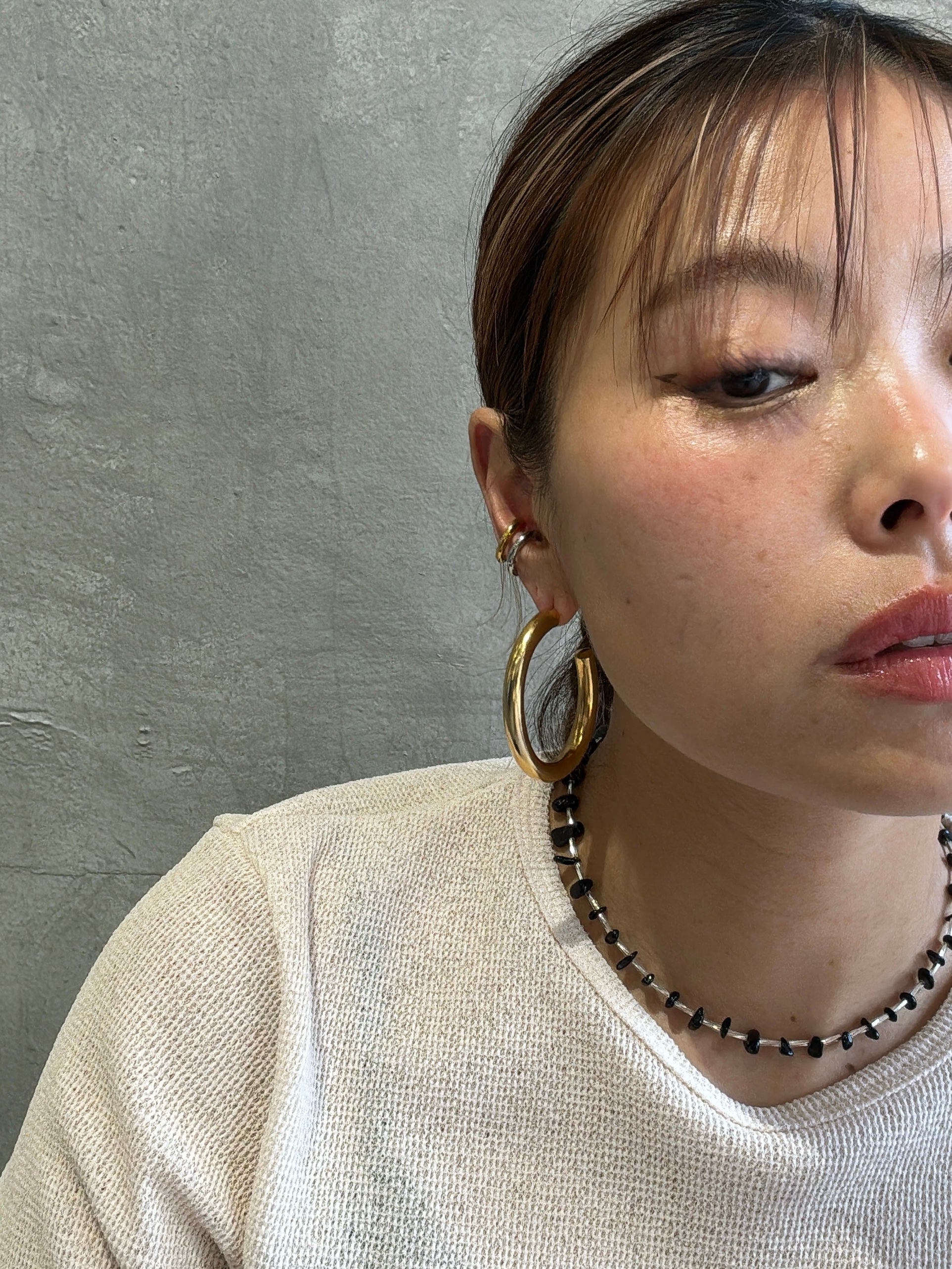 ⚡︎【予約販売】ブラックビーズmixネックレス