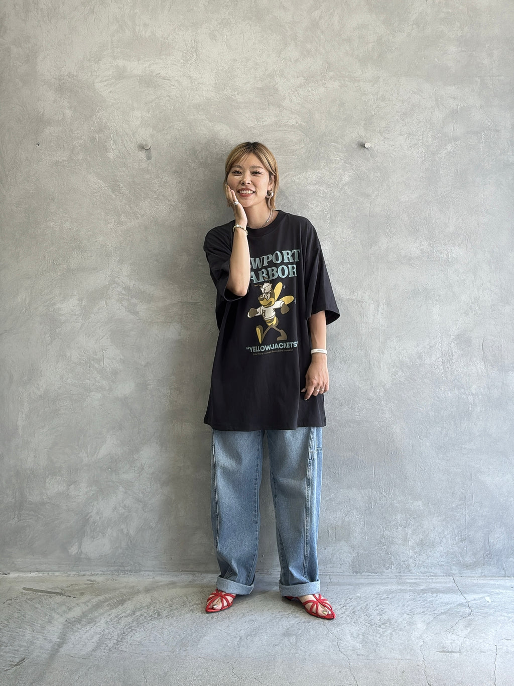 受付終了【予約販売】men'sサイズ／NEWPORT HARBOR Tシャツ／ING