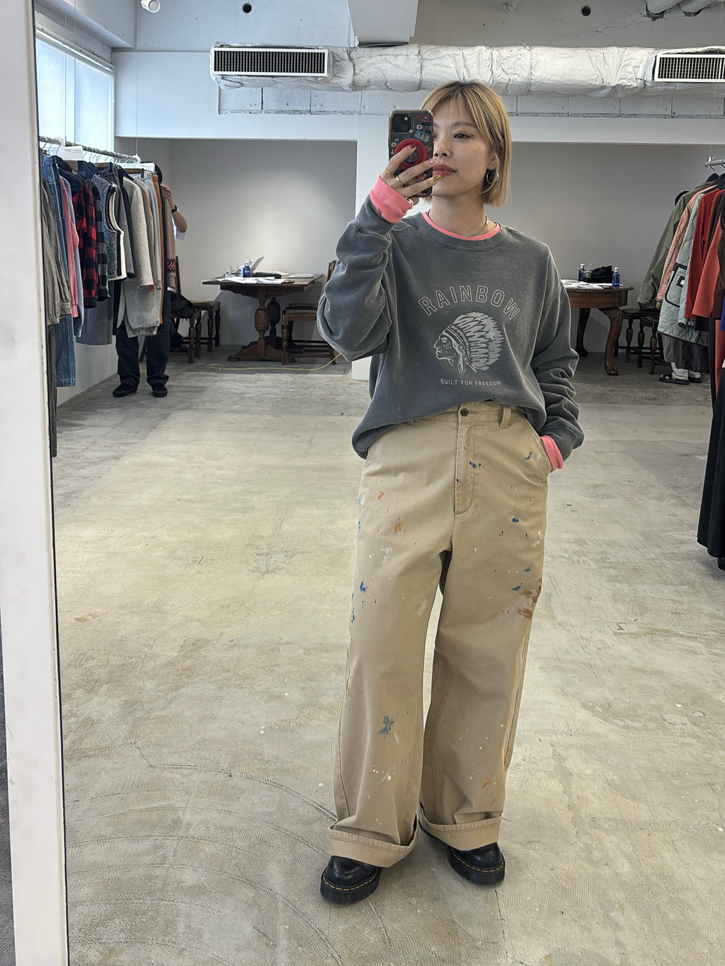 受付終了【予約⚡︎販売】裏起毛フロッキープリントスウェット／8651006／LE MÉLANGE／2026 AW #2