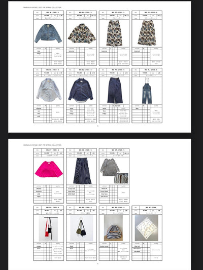2027SS #1 LOOK写真／MARGAUX VINTAGE【予約⚡︎販売】