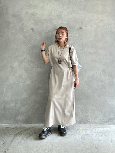 ウエストカッティングワンピース／Dignite collier／MNMS