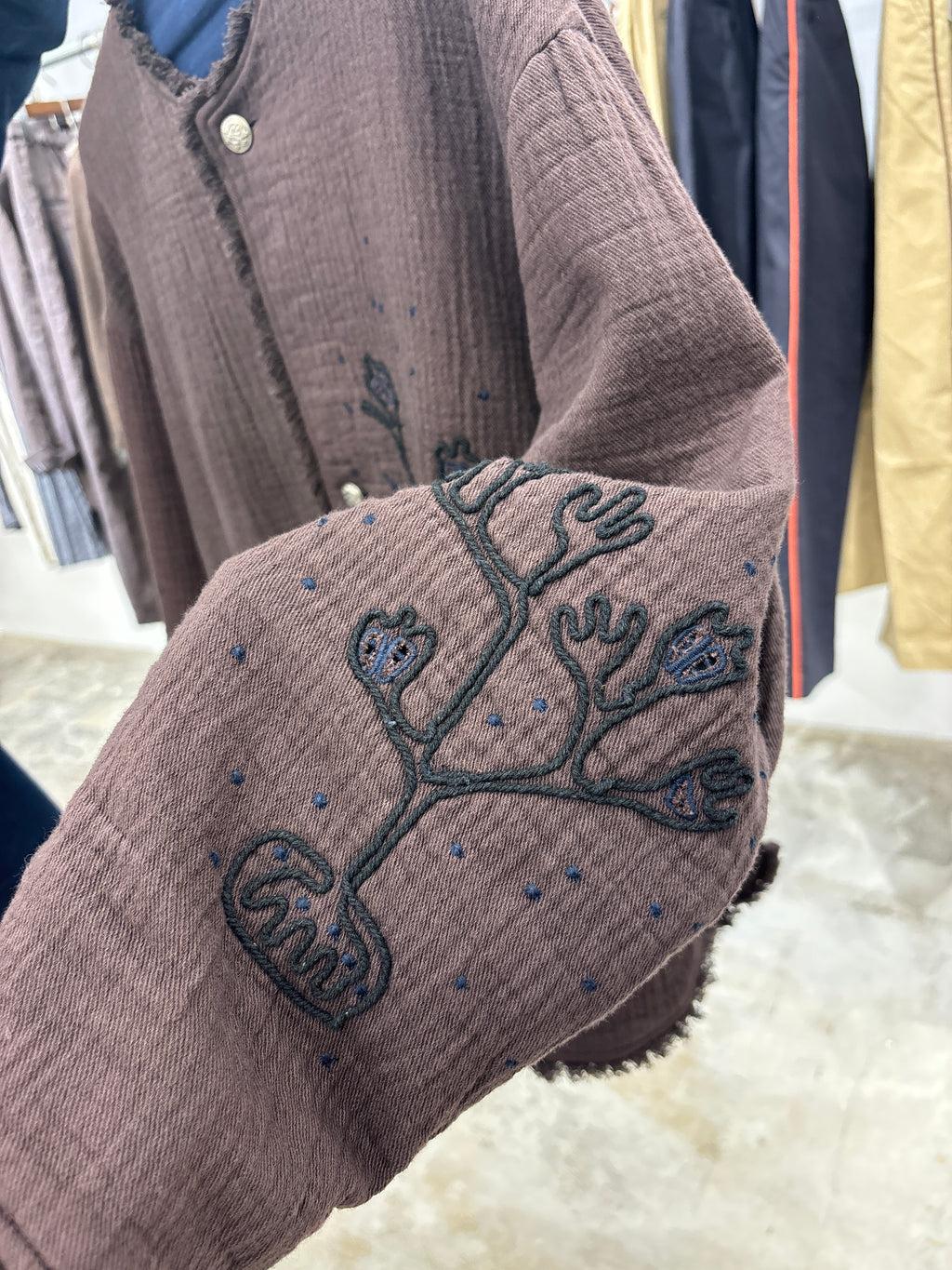 【予約⚡︎販売】刺繍クルーネックジャケット／#8643804／LE MÉLANGE／2026 AW #1