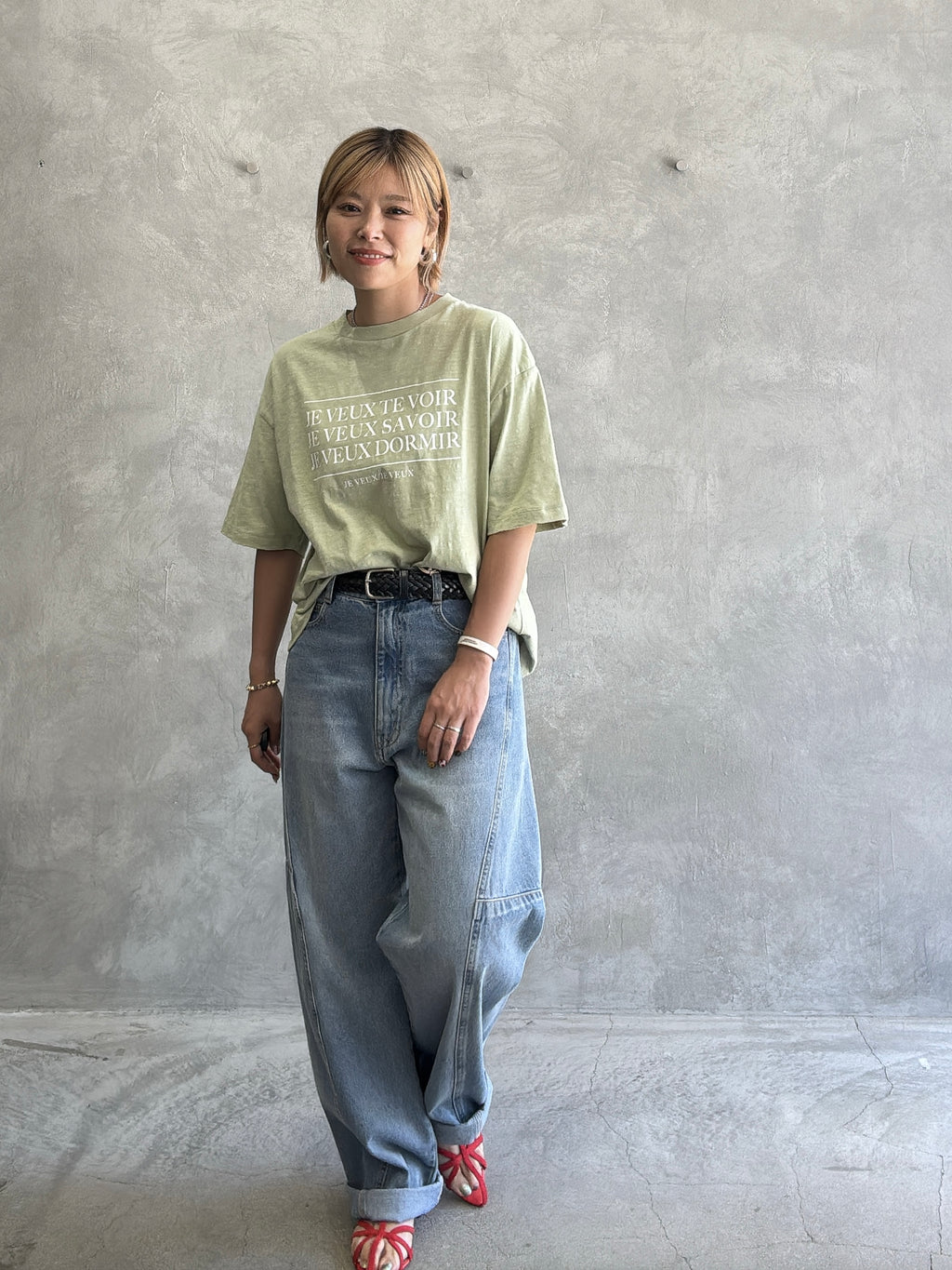 受付終了【予約販売】JE VEUX スラブTシャツ／ING