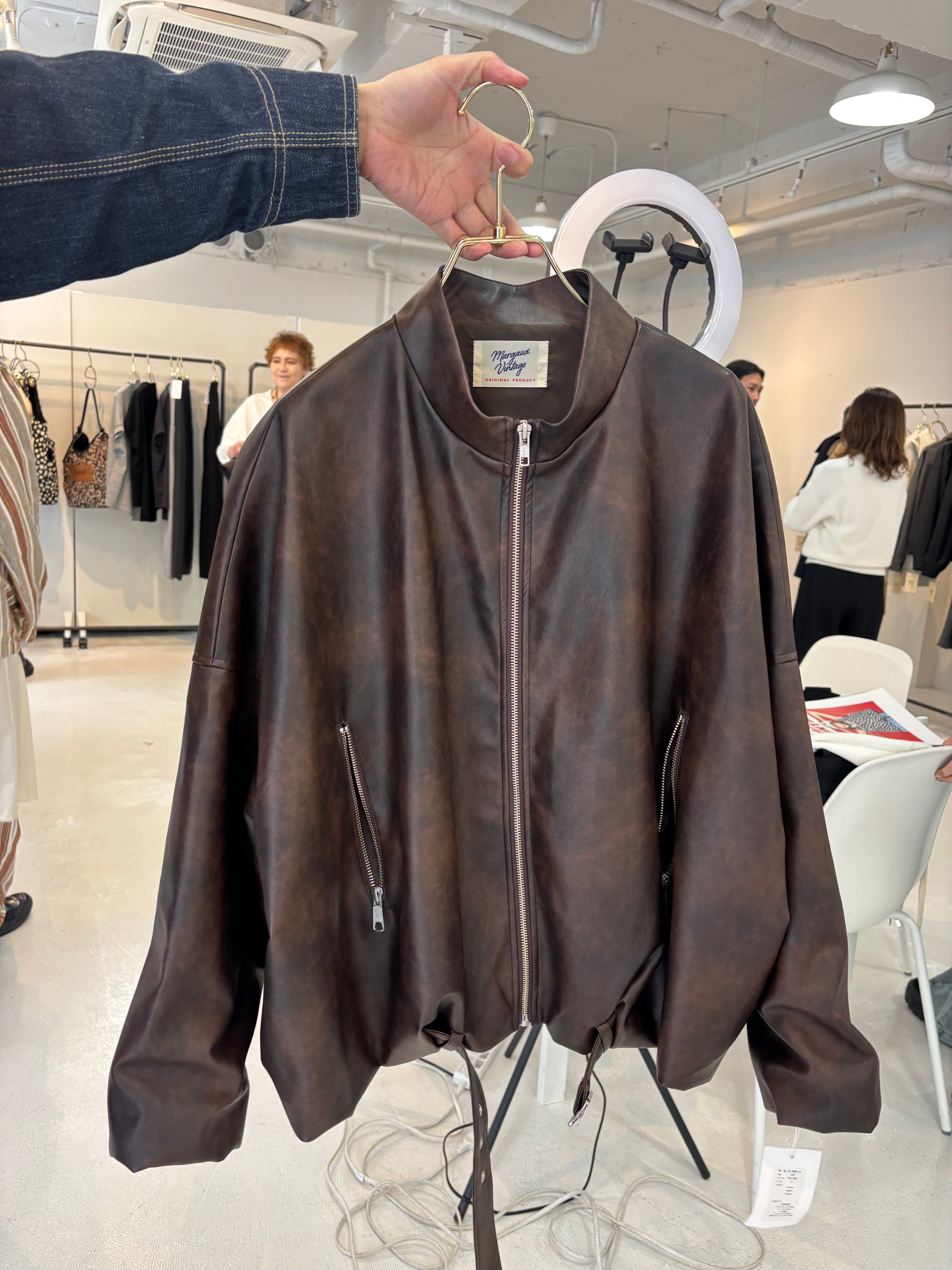 【予約⚡︎販売】レザーライダース／MG JK-26081-A／MARGAUX VINTAGE／2026 AW＃1