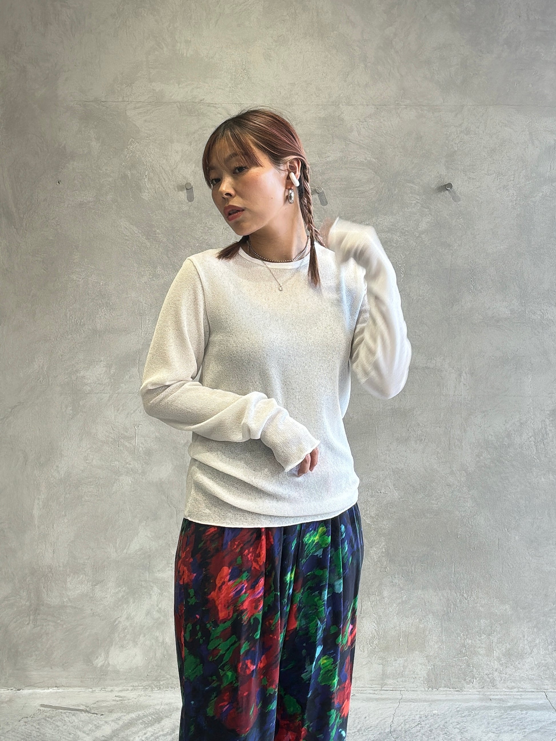 ボートネックカットソー／8611010／LE MÉLANGE