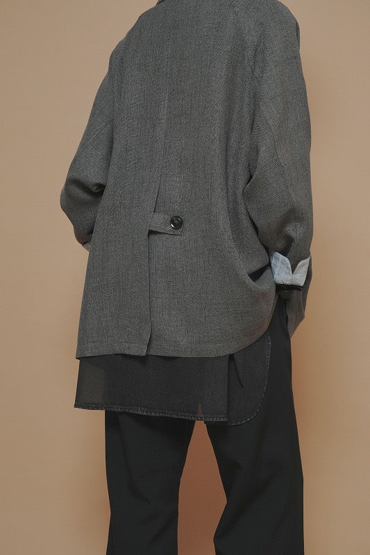 【予約⚡︎販売】リネンライクジャケット／710554／CYAN TOKYO／2027SS #1