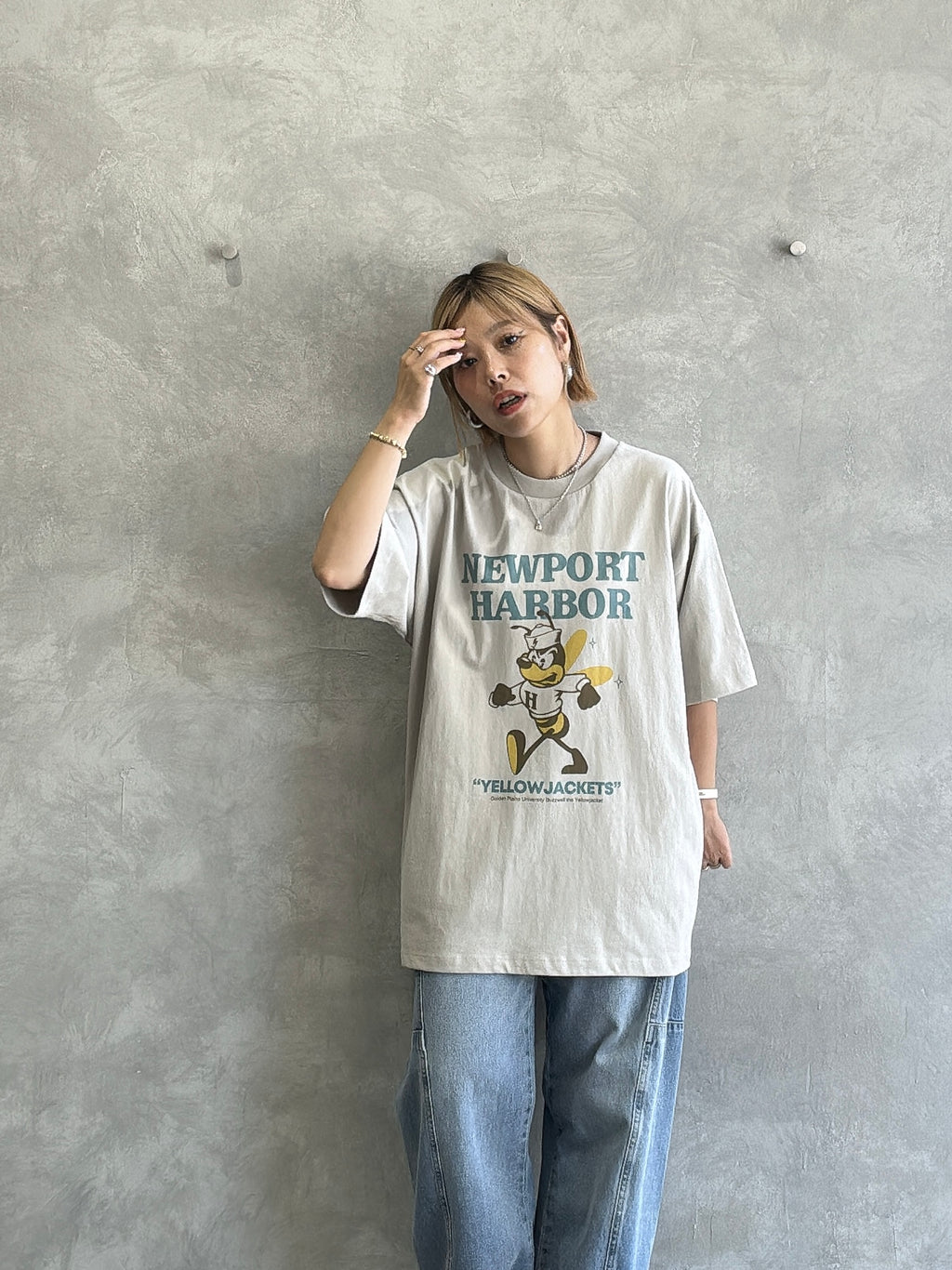 受付終了【予約販売】men'sサイズ／NEWPORT HARBOR Tシャツ／ING