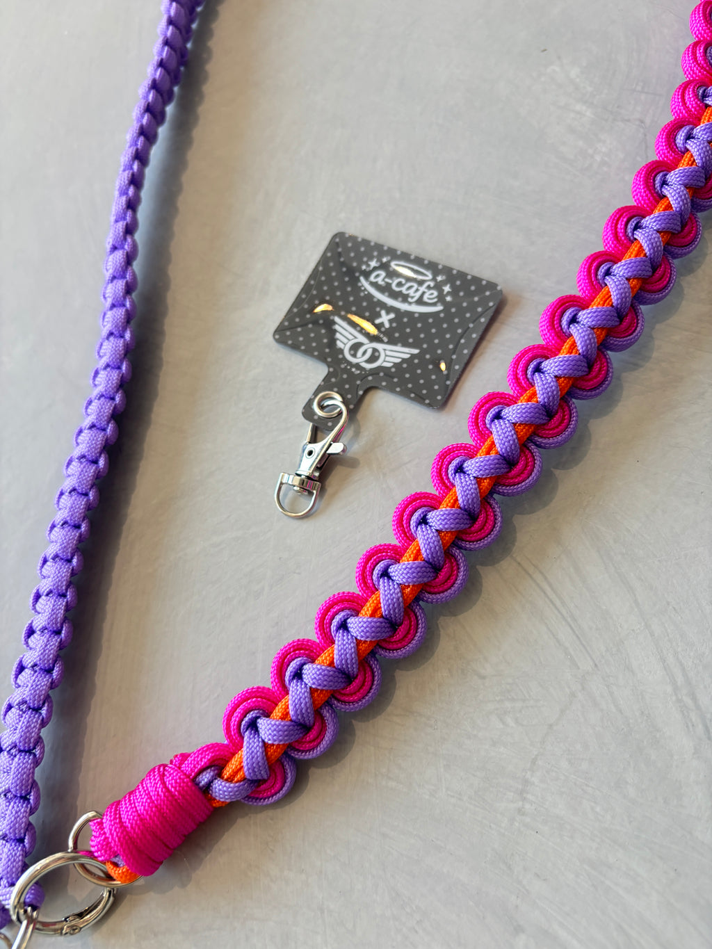 ⭐︎コラボ【予約販売】3wayパラコードスマホショルダー／ホイップウェーブ／受注生産