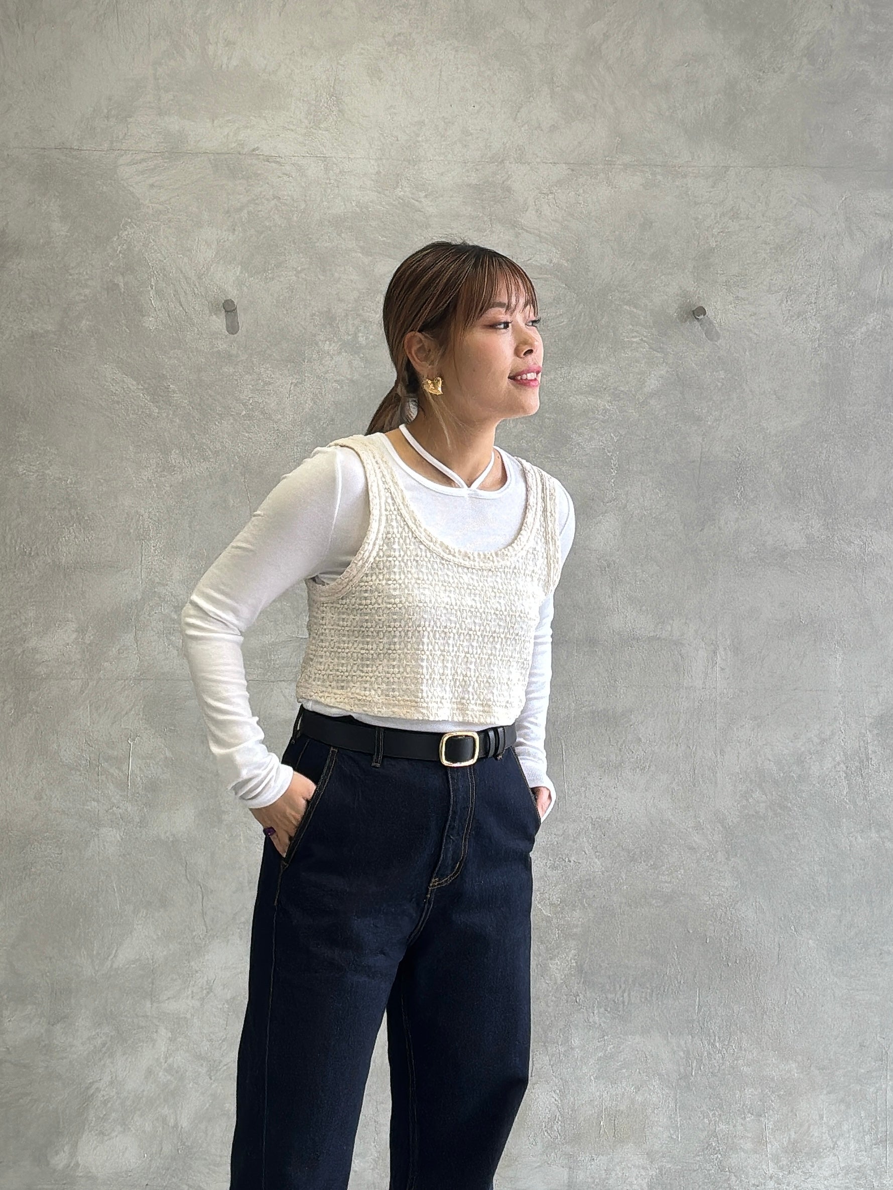 ホルターネックプルオーバー／Dignite collier