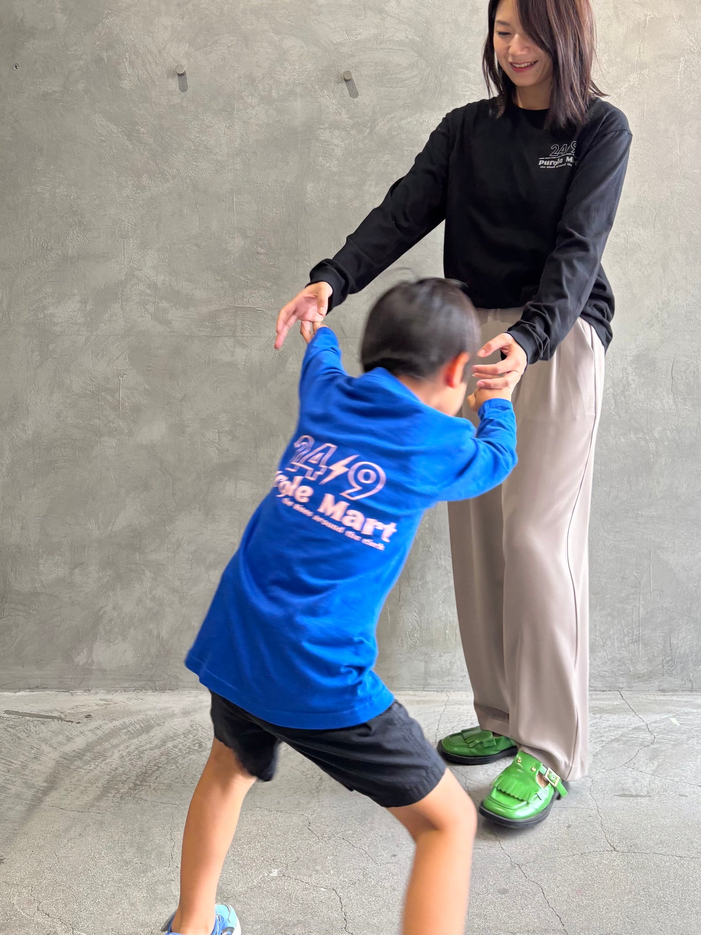 受付終了【予約販売】PURPLE MART⚡︎キッズロンT／the Nines