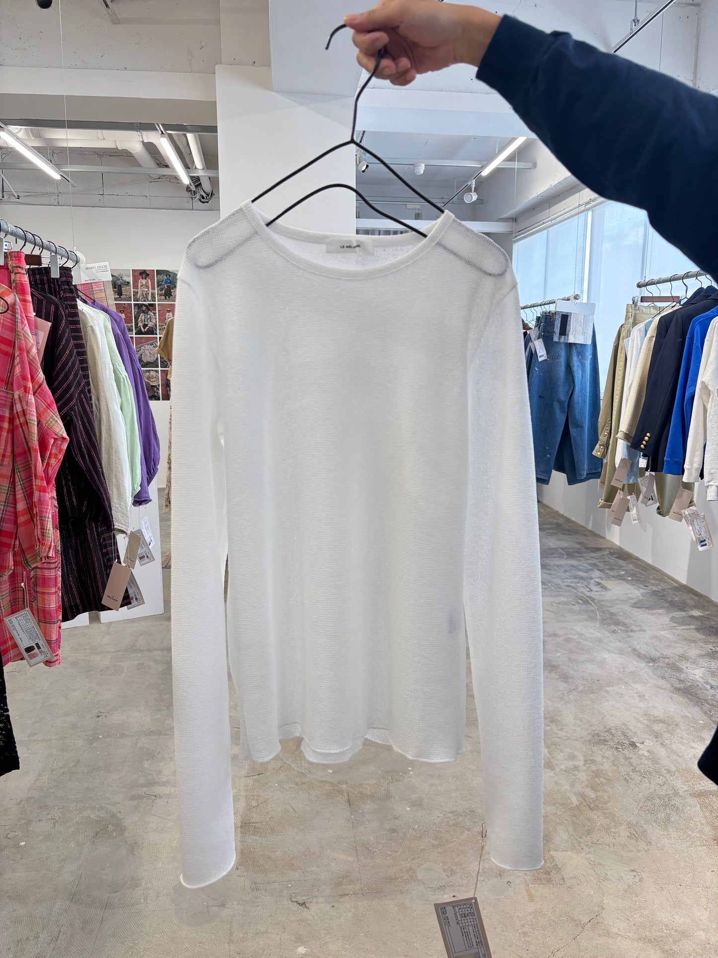 受付終了【予約販売】ボートネックカットソー／8611010／LE MÉLANGE