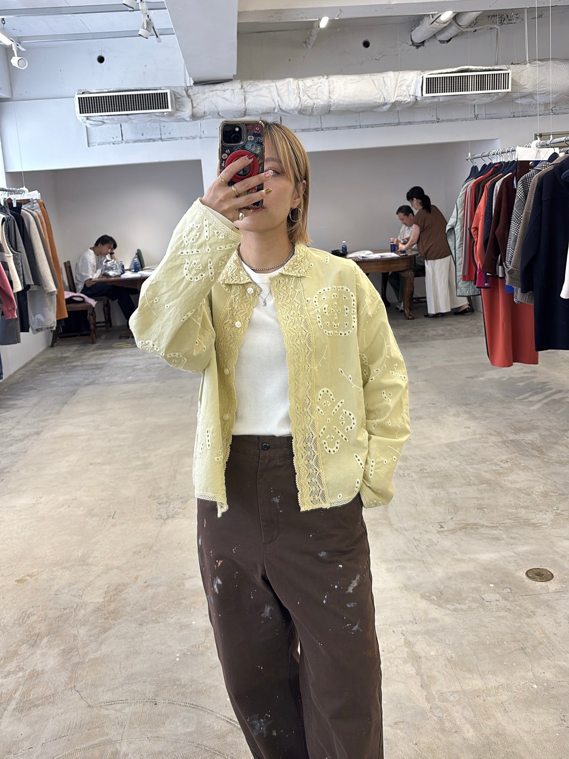 【予約⚡︎販売】カットワーク刺繍シャツ／8663201／LE MÉLANGE／2026 AW #2
