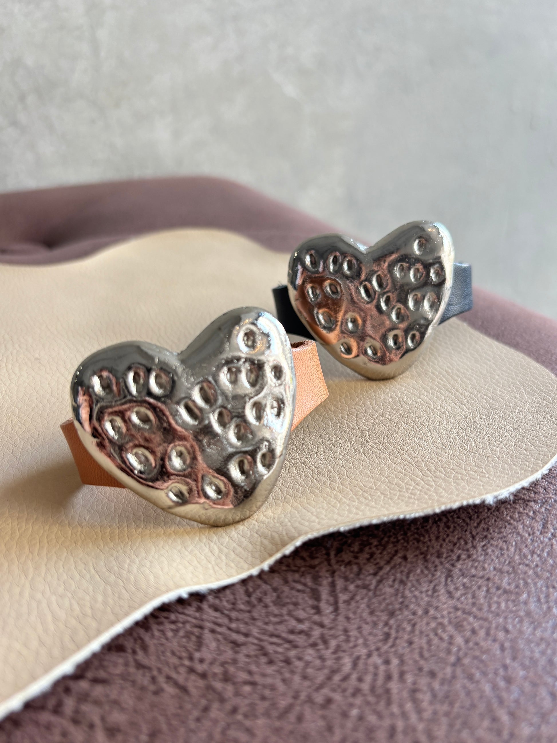 【予約販売】ストロベリーハートレザーブレスレット