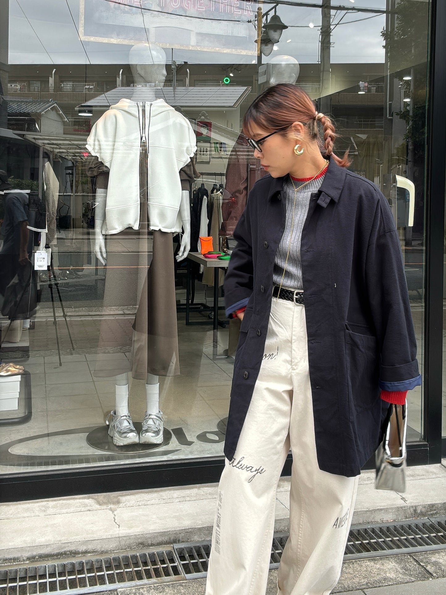 オーバーサイズカバーオール／LE MÉLANGE