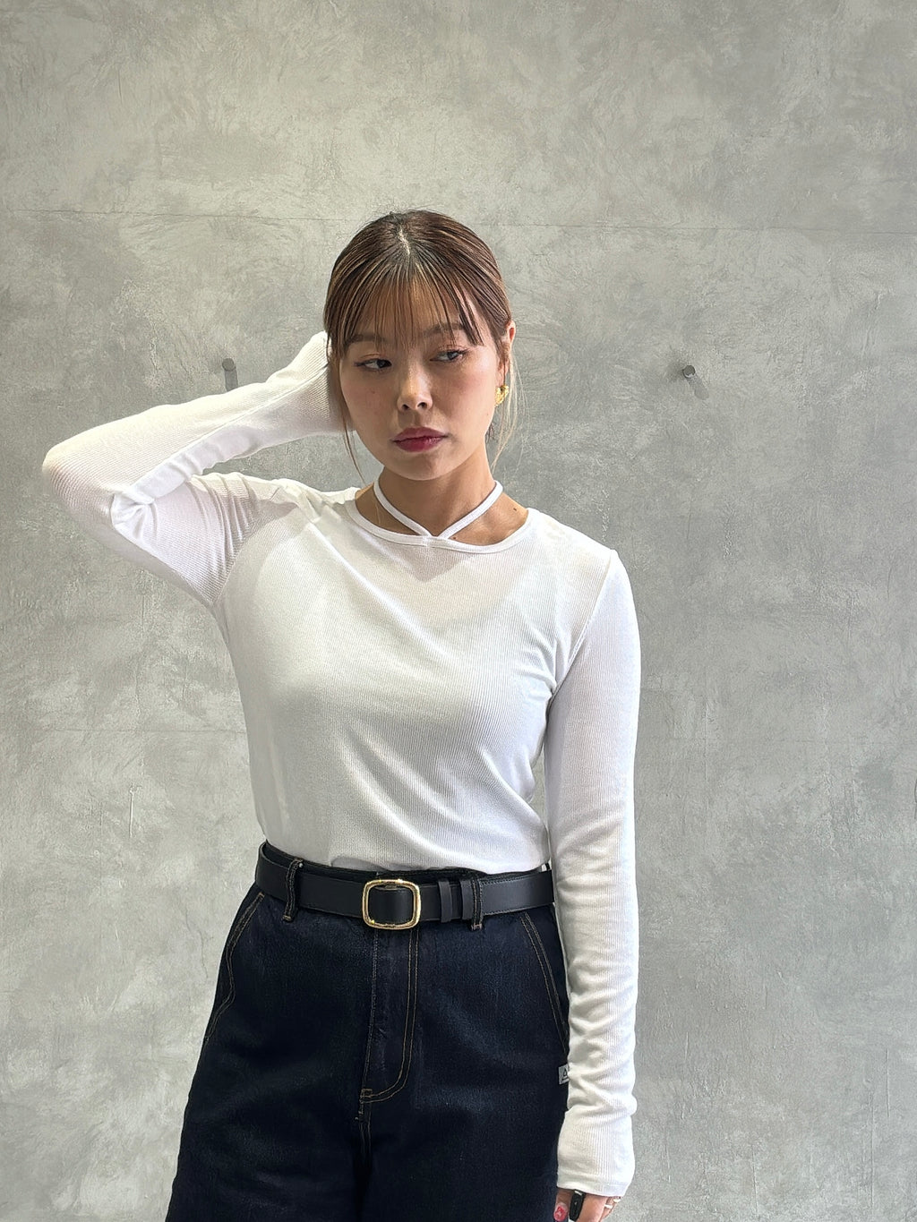 ホルターネックプルオーバー／Dignite collier