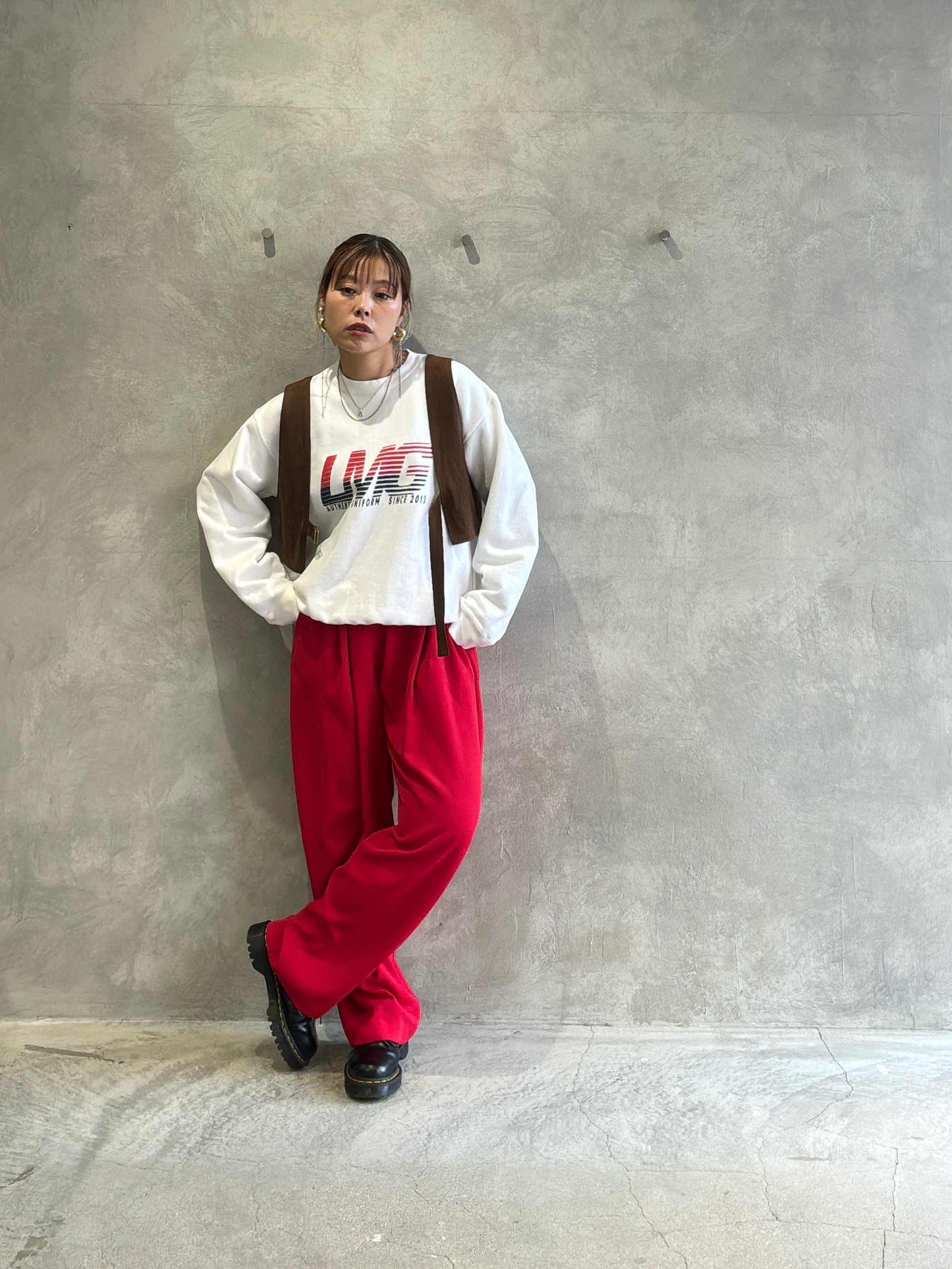 ゆったり楽ちんタックパンツ／Anna Kerry