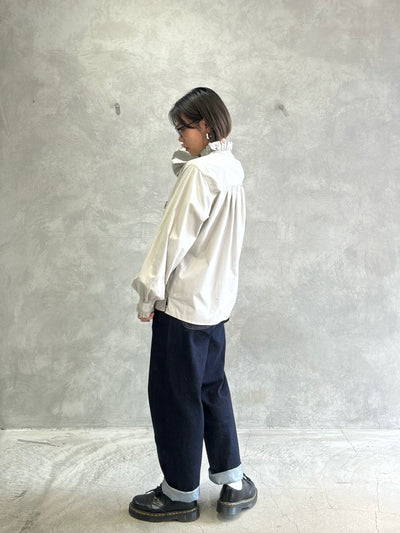 【予約販売】フリルシャツ／le vent souffle