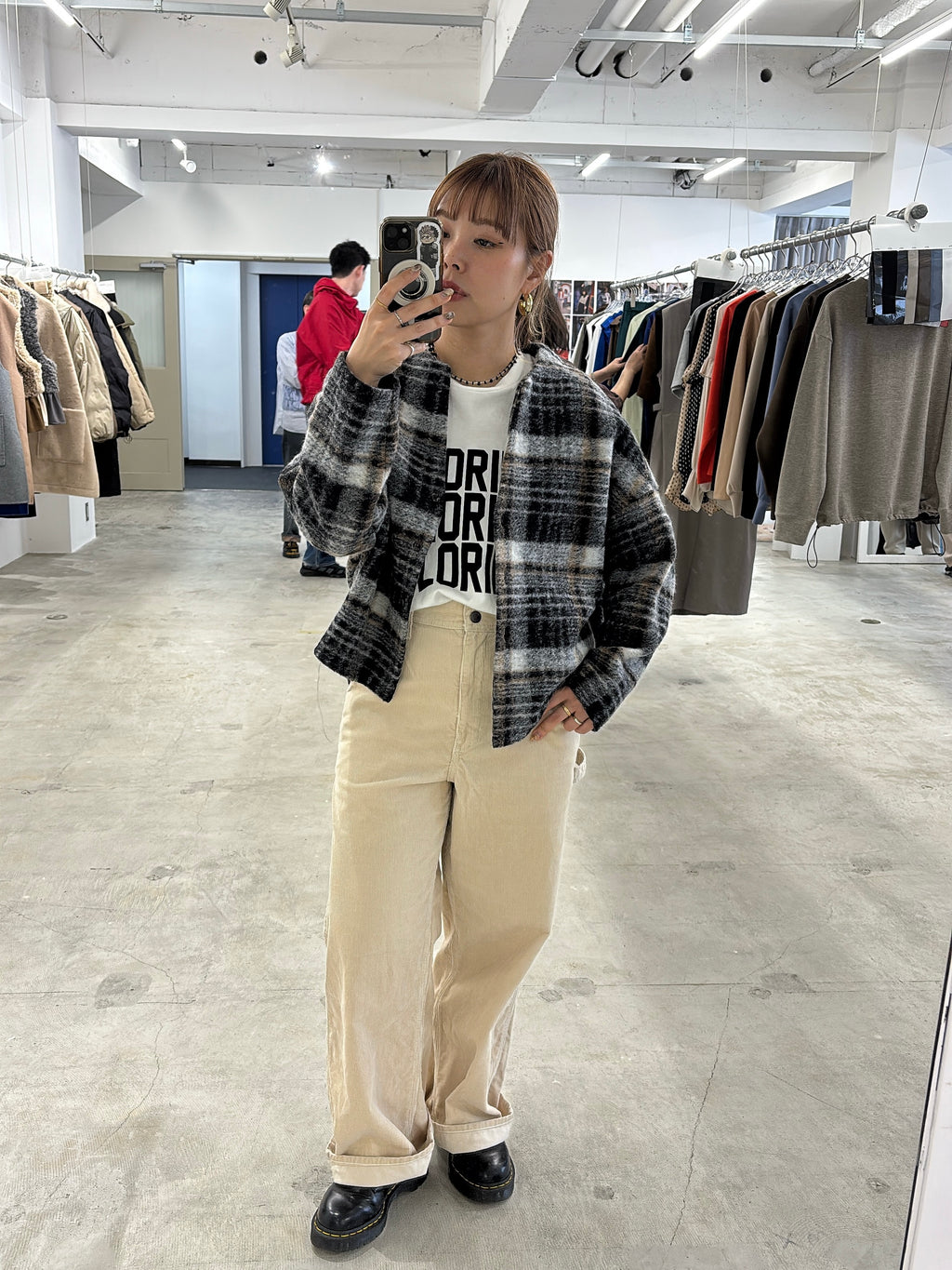 受付終了【予約⚡︎販売】スライバージャージチェック柄カーディガン／#8641104／LE MÉLANGE／2026 AW #1