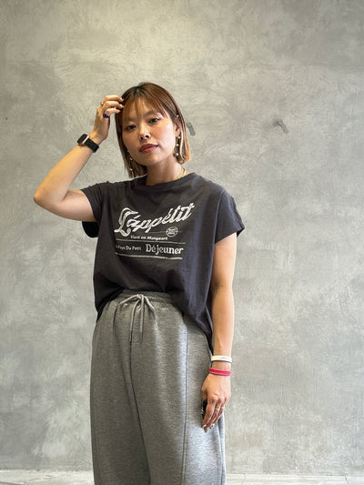 受付終了【予約販売】LappetitゆるフレンチスラブTシャツ／ING