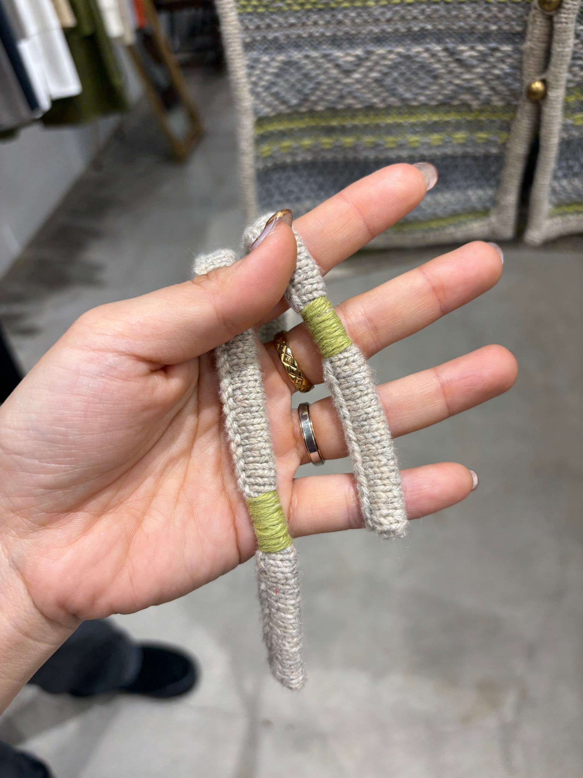 【予約⚡︎販売】ジャガードVネックベスト／#8642701／LE MÉLANGE／2026 AW #1