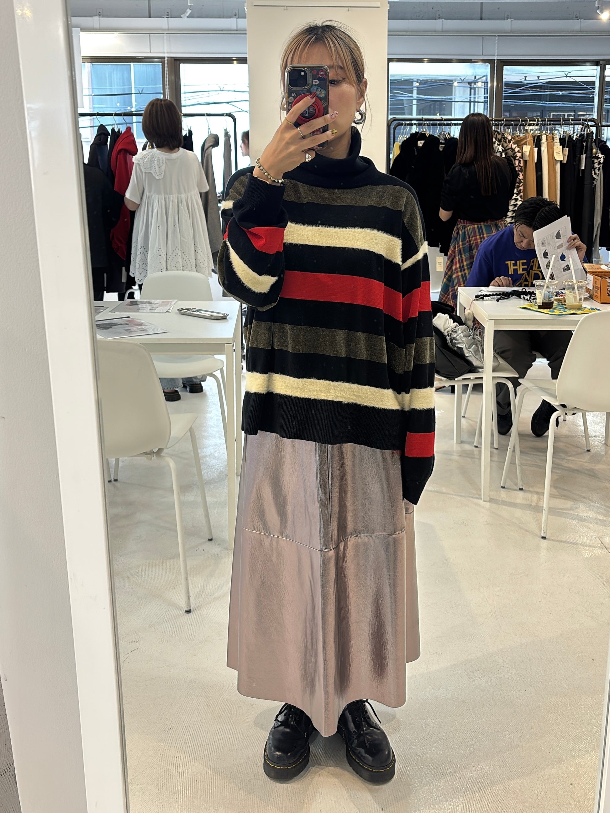 【予約⚡︎販売】メタリックスカート／MG SK-26124-A／MARGAUX VINTAGE／2026 AW＃2