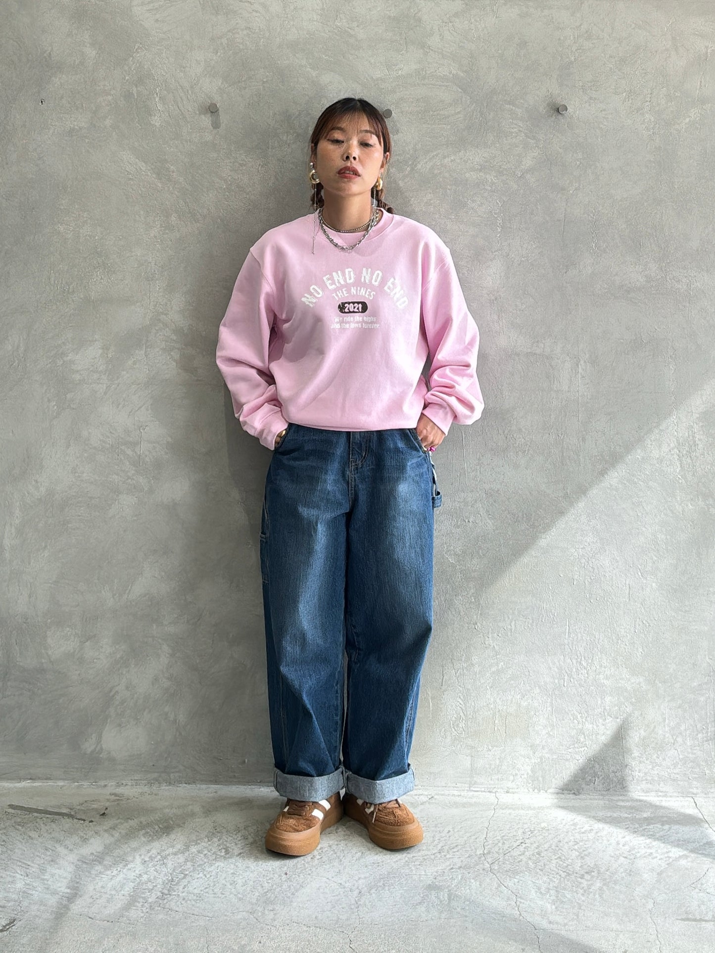 受付終了【予約販売】カレッジデザインスウェット／the Nines