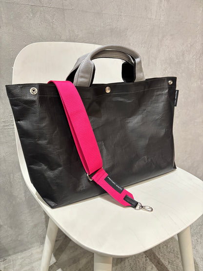 【予約販売】グレー×ブラック（本体：ブラック）／FACTORY OMOTO／BASIC TOTE